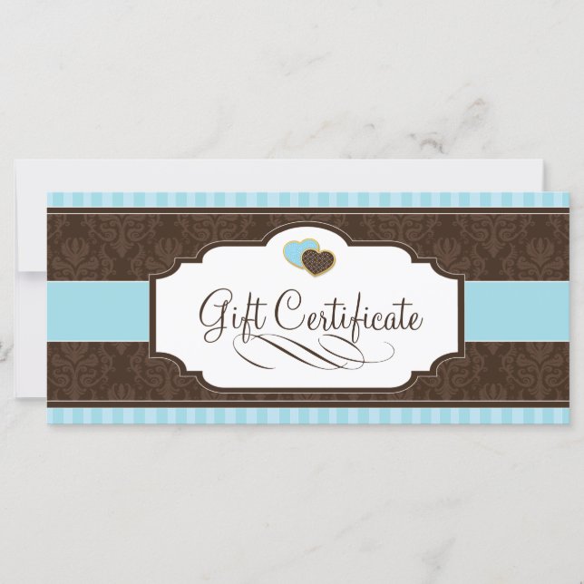 CERTIFICADO DE REGALO DE BAKERY (Anverso)