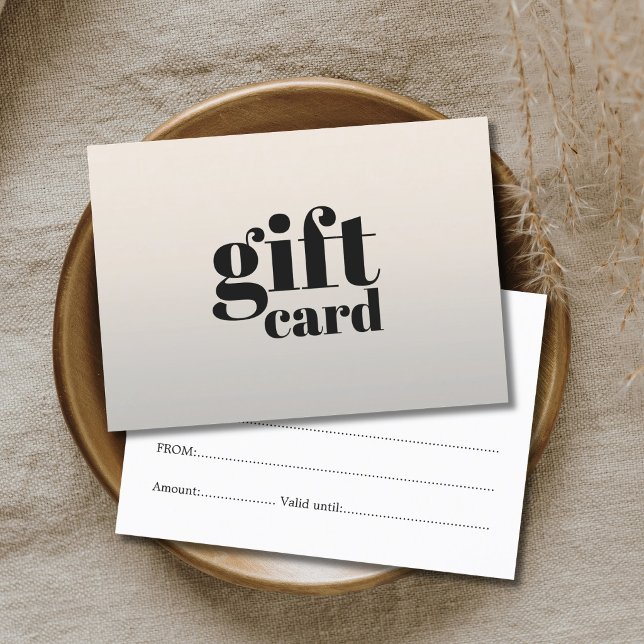 Certificado de regalo de belleza elegante y simple (Subido por el creador)