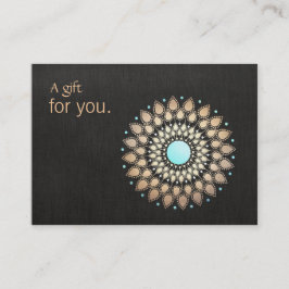 Certificado de regalo de belleza y bienestar natur