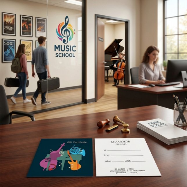 Certificado de Regalo de Clases de Música Personal (Subido por el creador)