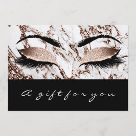 Certificado de regalo de cobre de mármol azota maq