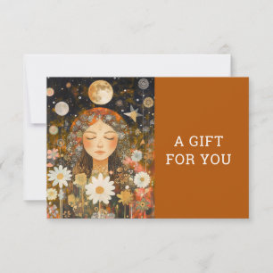 Certificado de regalo de código QR Cosmic Girl Boh