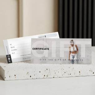 Certificado de regalo de diseño de fotografías com