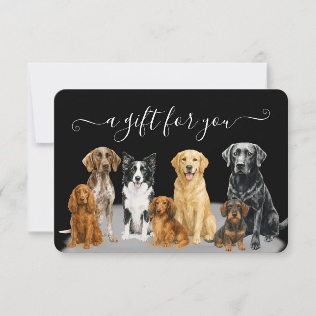 Certificado de regalo de embarque para Mascota de  (Anverso)