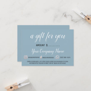 Certificado de regalo de empresa Simplemente logot