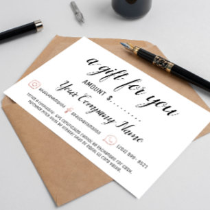 Certificado de regalo de empresa Simplemente logot