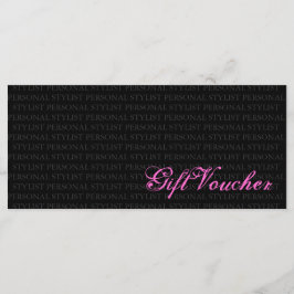 Certificado de regalo de estilo personal