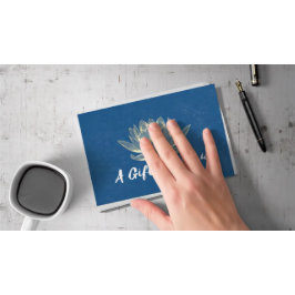 Certificado de regalo de estudio de YOGA Gold Lotu