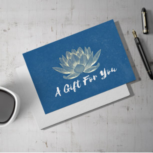 Certificado de regalo de estudio de YOGA Gold Lotu