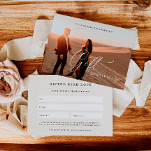 Certificado de regalo de fotografía elegante | Tar