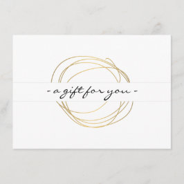 Certificado de regalo de grifo del diseñador de or