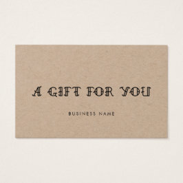 Certificado de regalo de la cancillería de Tattoo