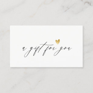 Certificado de regalo de logotipo de oro simple mí