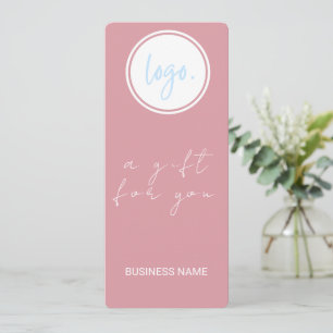 CERTIFICADO DE REGALO DE LOGOTIPO DE Rubor ROSA PI