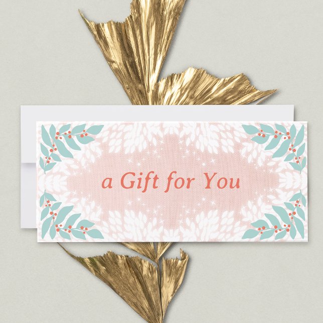 Certificado de regalo de luces de árbol de Navidad (Subido por el creador)