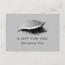 Certificado de regalo de maquillaje de Purpurina d