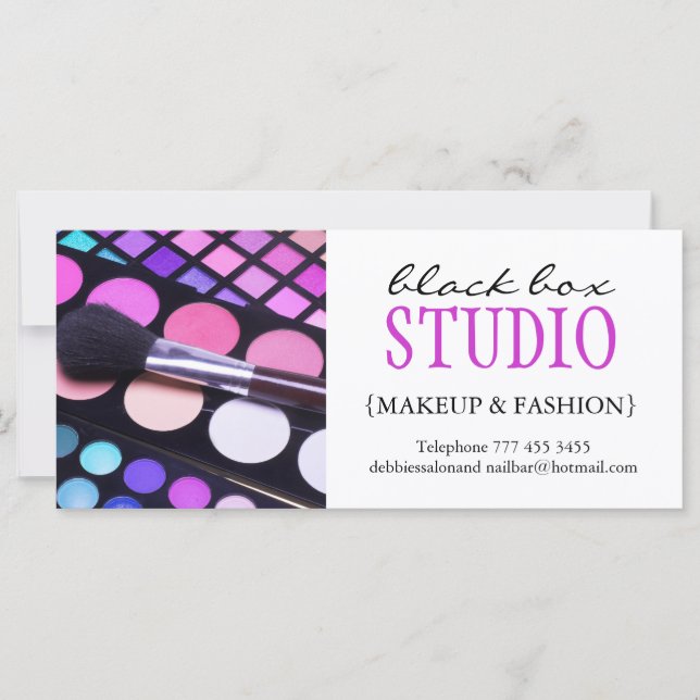 Certificado de regalo de maquillaje y moda (Anverso)