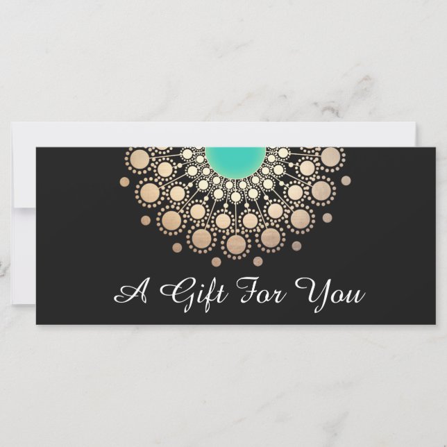 Certificado de regalo de masaje de yoga (Anverso)