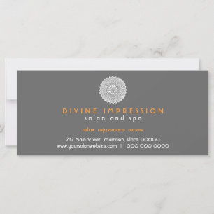 Certificado de regalo de Naranja de impresión divi