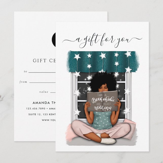 Certificado de regalo de Navidad para amantes de l (Anverso / Reverso)