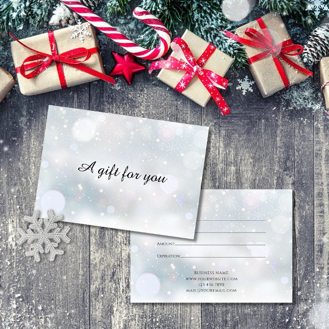Certificado de regalo de Navidad para empresas (Subido por el creador)