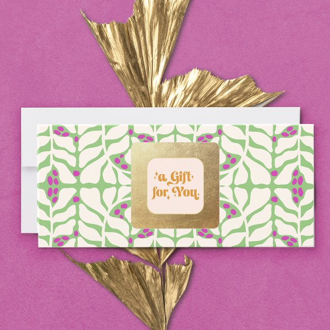 Certificado de regalo de Navidades retro (Subido por el creador)