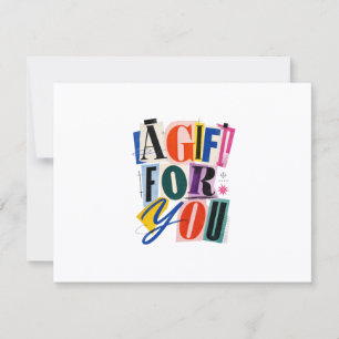 Certificado de regalo de negocio blanco colorido