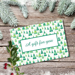 Certificado de regalo de negocio de vacaciones mod