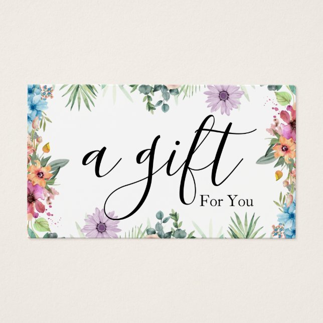 Certificado de regalo de negocio simple y moderno (Frente)