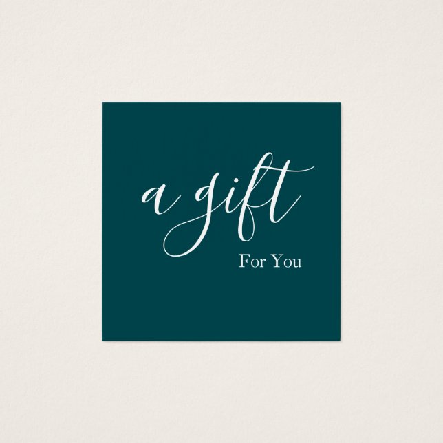 Certificado de regalo de negocio simple y moderno (Anverso)