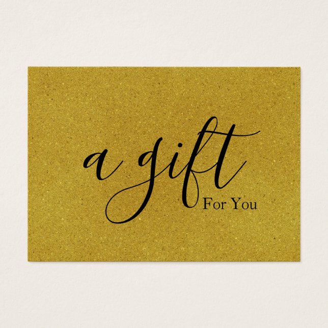 Certificado de regalo de negocio simple y moderno (Frente)