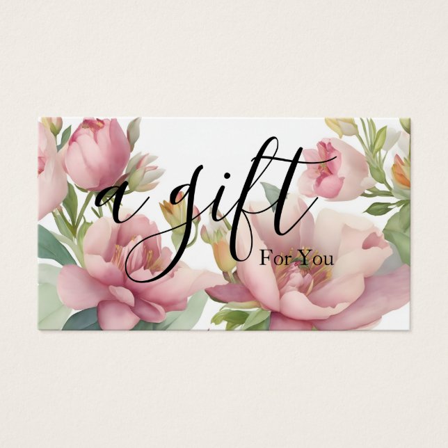 Certificado de regalo de negocio simple y moderno (Frente)