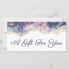 certificado de regalo de opal oscuro