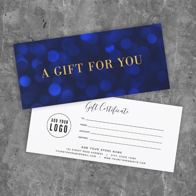 Certificado de regalo de oro de Sapphire Blue Boke (Subido por el creador)