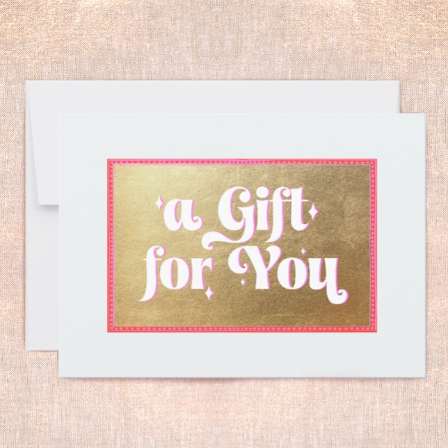 Certificado de regalo de oro retro (Subido por el creador)