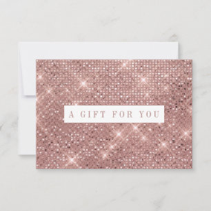 Certificado de regalo de oro Shimmer Marble de Ros