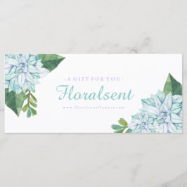 Certificado de regalo de personalizable exitoso