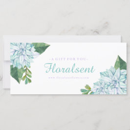 Certificado de regalo de personalizable exitoso