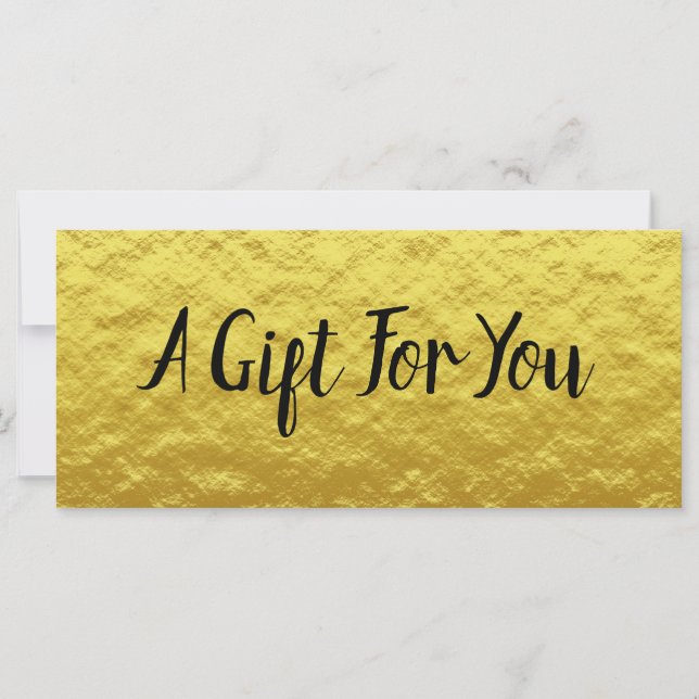 Certificado de regalo de Personalizado de negocios (Anverso)