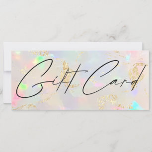 certificado de regalo de piedra opal
