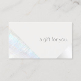 Certificado de regalo de regalo de salón de bellez