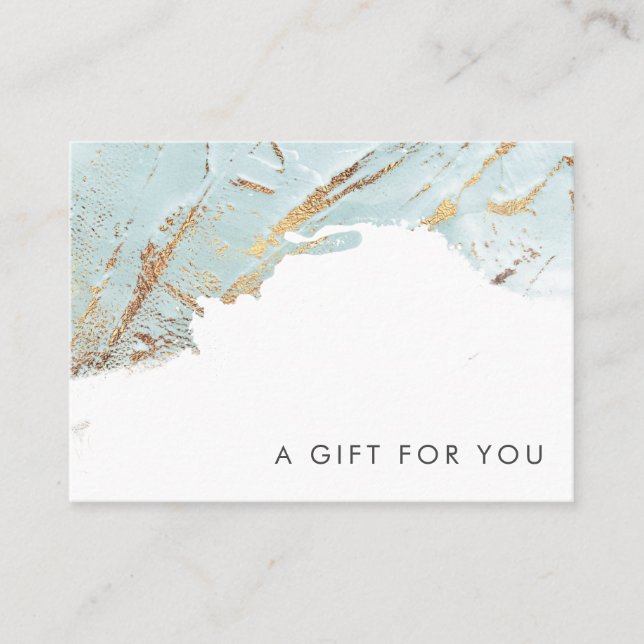 certificado de regalo de Relieve metalizado de imi (Anverso)