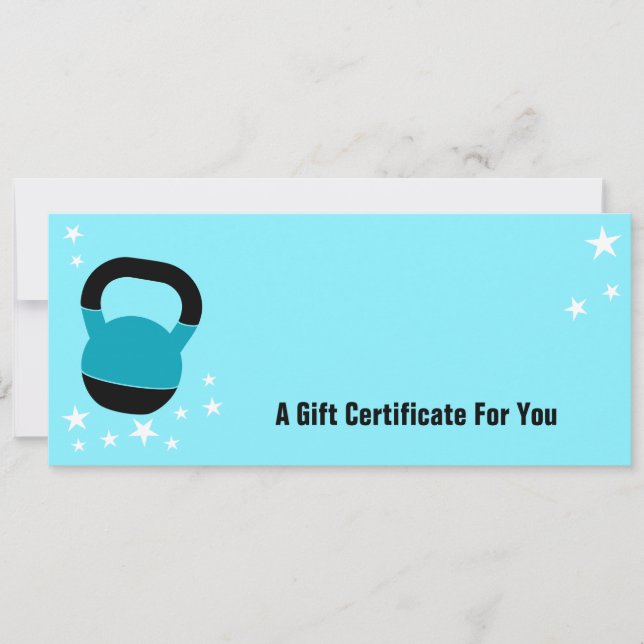 Certificado de Regalo de Rendimiento Audaz en Temp (Anverso)