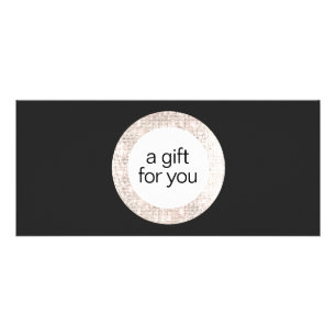 Certificado de regalo de salón de belleza de secue