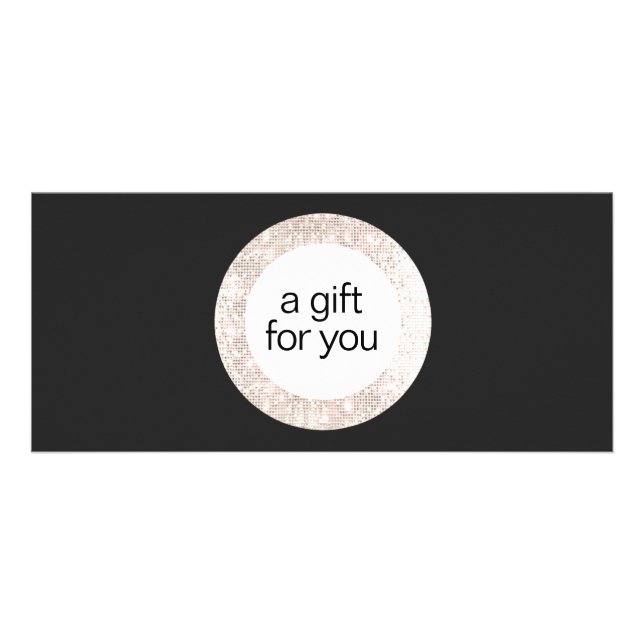 Certificado de regalo de salón de belleza de secue (Frente)