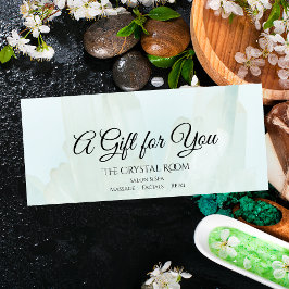 Certificado De Regalo De Salón De Bienestar De Los