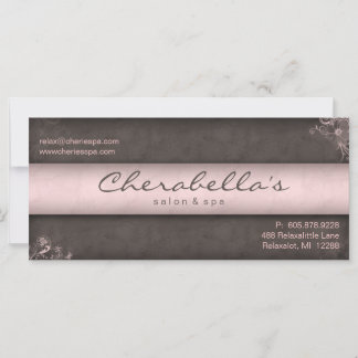 Certificado de regalo de salón Floral Taupe rosa V