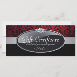 CERTIFICADO DE REGALO DE SALÓN Y SPA
