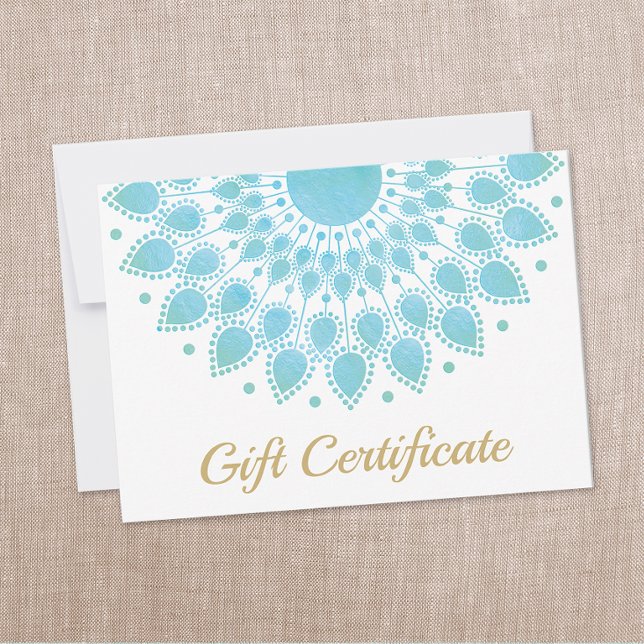 Certificado de regalo de salón y spa Blue Lotus Ma (Subido por el creador)