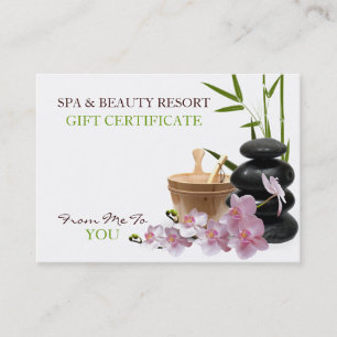 Certificado de regalo de SPA & Beauty Resort